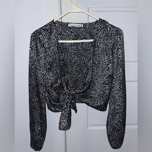 Abercrombie Tie-front shirt